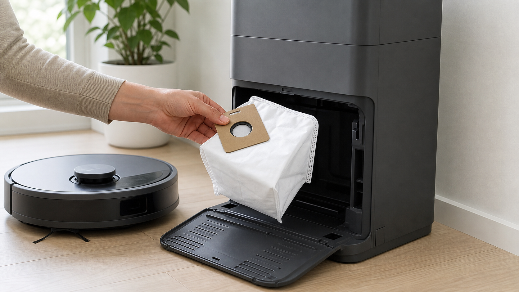 How to Replace a Roborock Dust Bag